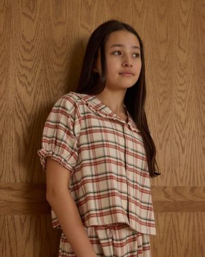 Ruffle Pajamas || Holiday Flannel