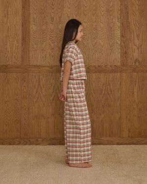 Ruffle Pajamas || Holiday Flannel
