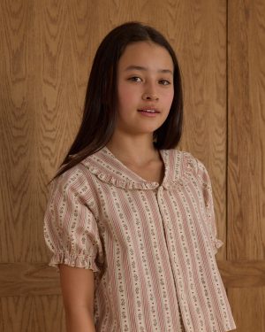 Ruffle Pajamas || Candy Cane Stripe