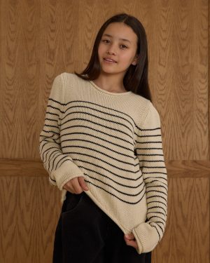 Jacques Sweater || Black Stripe