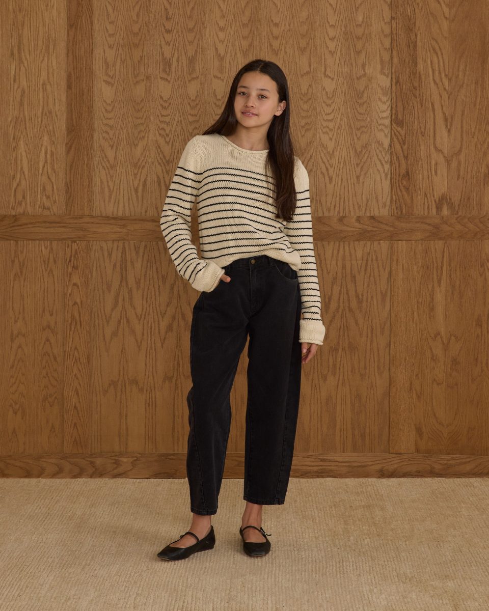 Jacques Sweater || Black Stripe