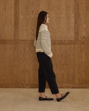 Jacques Sweater || Black Stripe