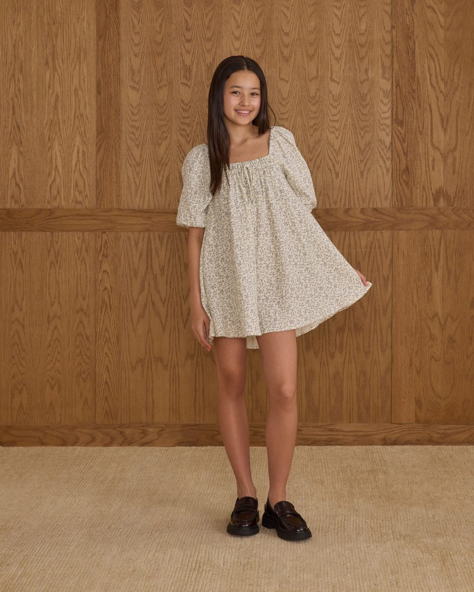 Sabrina Mini Dress || Blue Vines