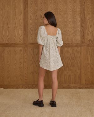 Sabrina Mini Dress || Blue Vines