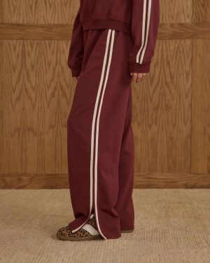 Track Pant || Burgundy