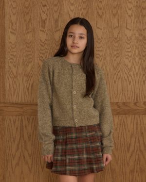 Fuzzy Cardigan || Evergreen