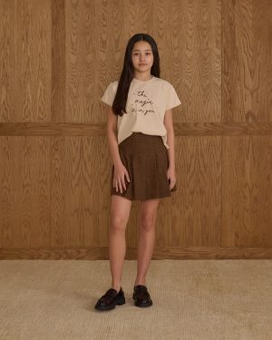 Pleated Skirt || Rustic Plaid