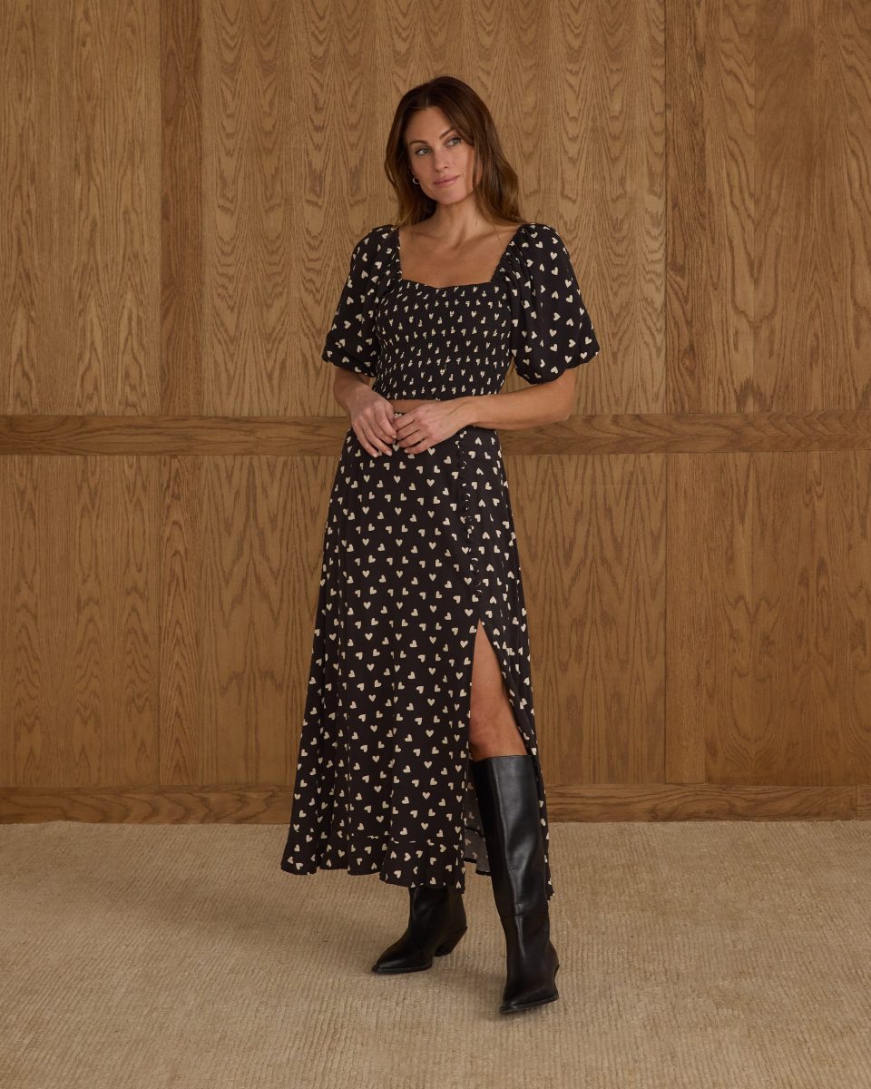 Button Slit Skirt | Hearts