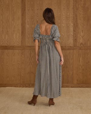 Birdie Dress | Navy Check