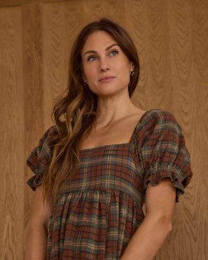 Naomi Dress | Holiday Plaid