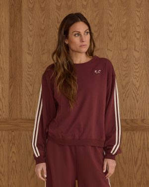 Oversized Sweatshirt | Burgundy