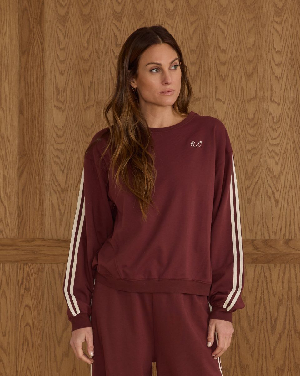 Oversized Sweatshirt | Burgundy