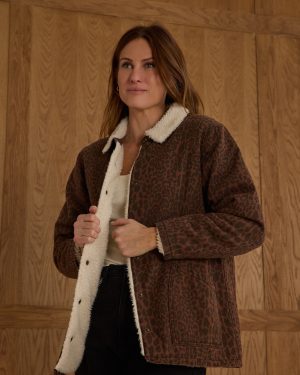 Long Chore Coat | Leopard