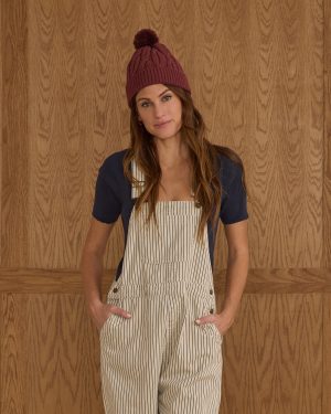 Utility Overall | Navy Pinstripe