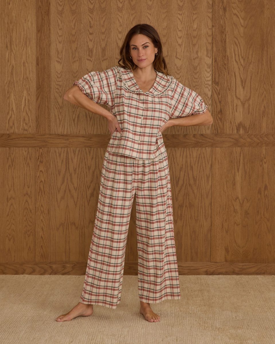 Ruffle Pajamas | Holiday Flannel