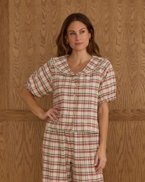 Ruffle Pajamas | Holiday Flannel