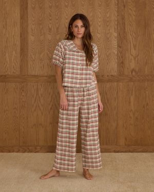 Ruffle Pajamas | Holiday Flannel