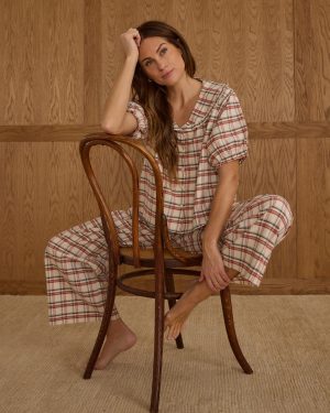 Ruffle Pajamas | Holiday Flannel