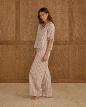 Ruffle Pajamas | Candy Cane Stripe