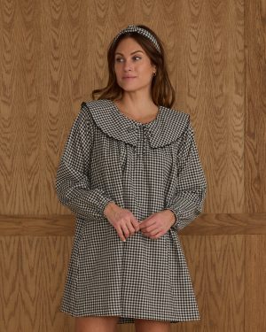 Mini Dress | Black Gingham