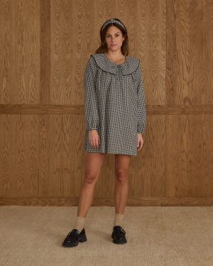 Mini Dress | Black Gingham