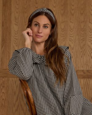 Mini Dress | Black Gingham