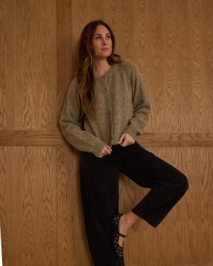 Fuzzy Cardigan | Evergreen