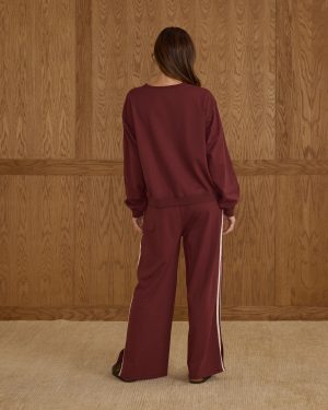 Track Pant | Burgundy