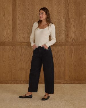 Ribbed Long Sleeve | Ivory