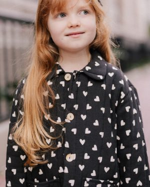 Quilted Coat || Hearts