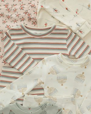 Organic Long Sleeve Pajama Set || Hanukkah