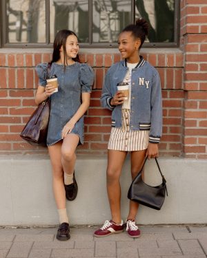 Varsity Jacket || Indigo Denim